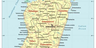 지도 마다가스카르의 도로