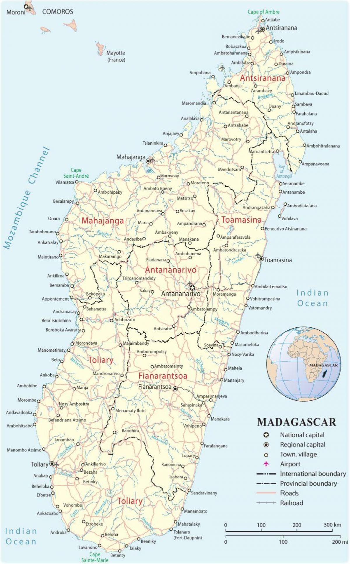 지도 마다가스카르 공항