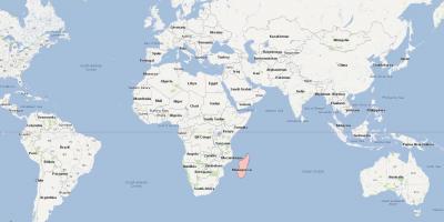 지도 마다가스카르 지도 위치